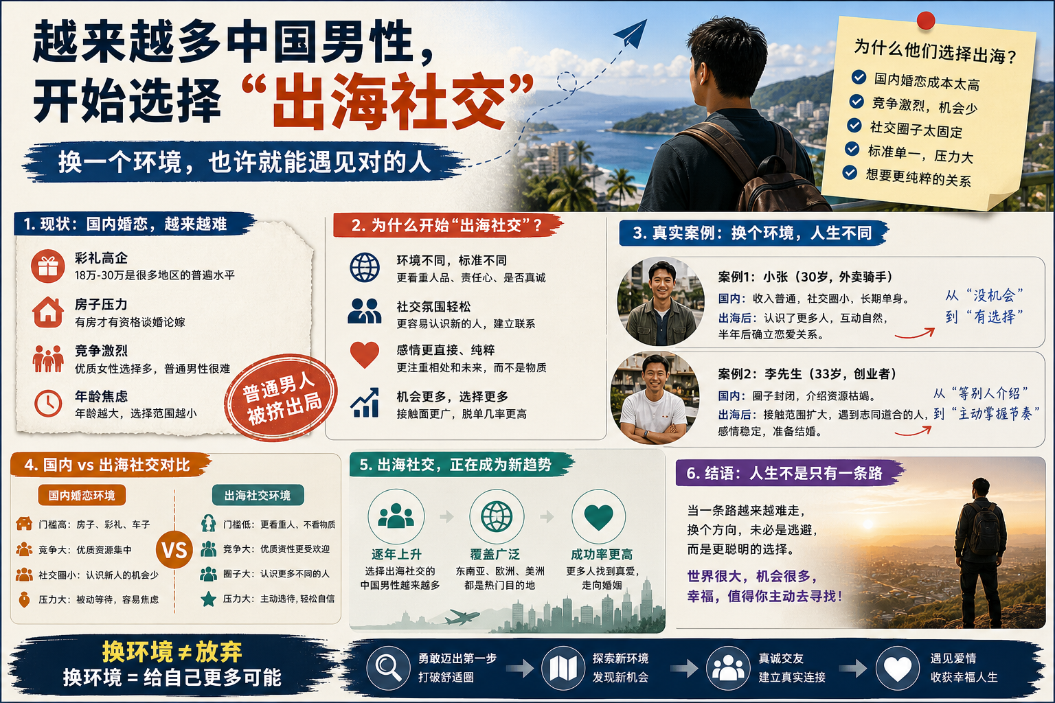 越来越多中国男性，开始选择“出海社交”